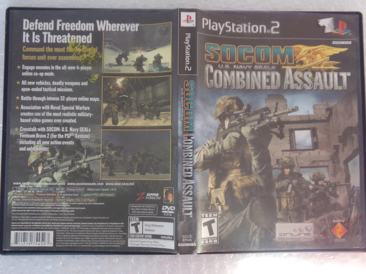 SOCOM U.S. Navy Seals: Combined Assault Playstation 2 PS2 Used