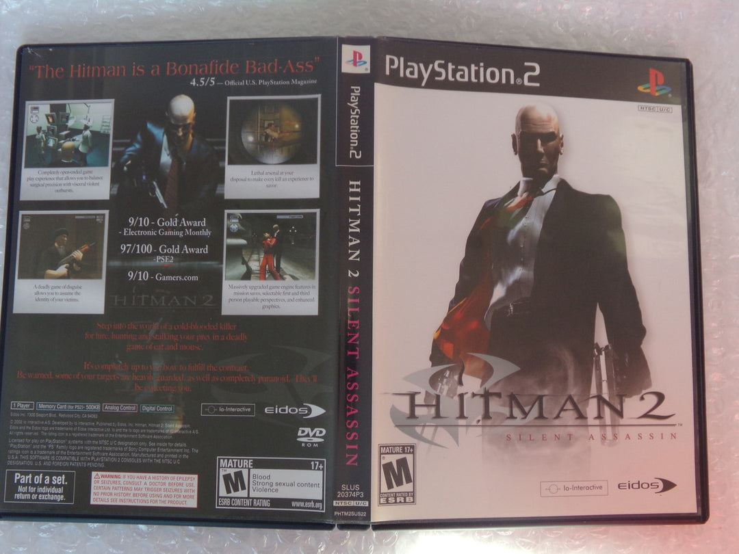 Hitman 2: Silent Assassin Playstation 2 PS2 Used