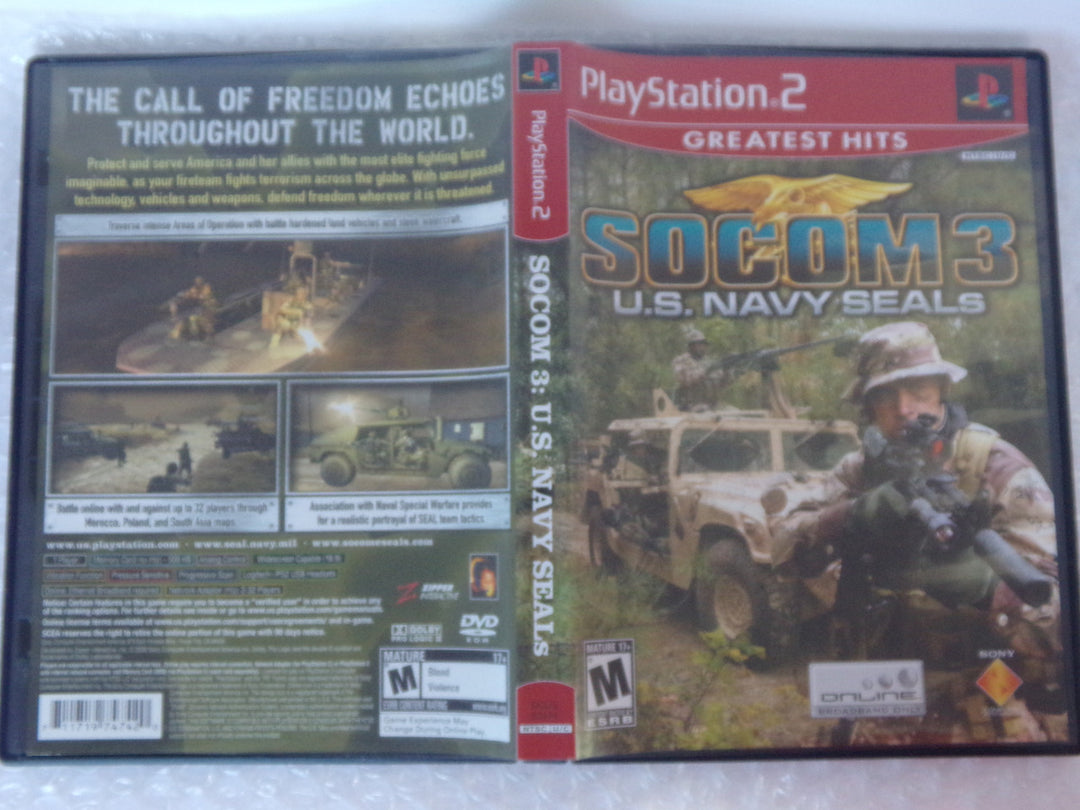 SOCOM 3: U.S. Navy Seals Playstation 2 PS2 Used