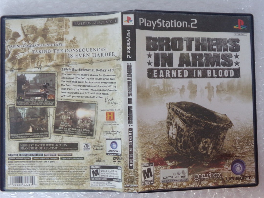 Brothers in Arms: Earned in Blood Playstation 2 PS2 Used