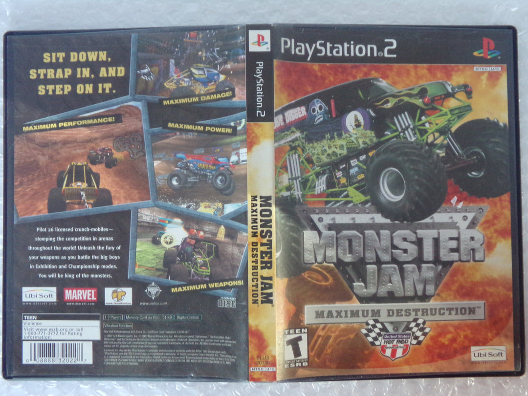 Monster Jam: Maximum Destruction Playstation 2 PS2 Used