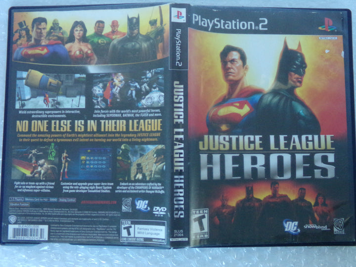 Justice League Heroes Playstation 2 PS2 Used