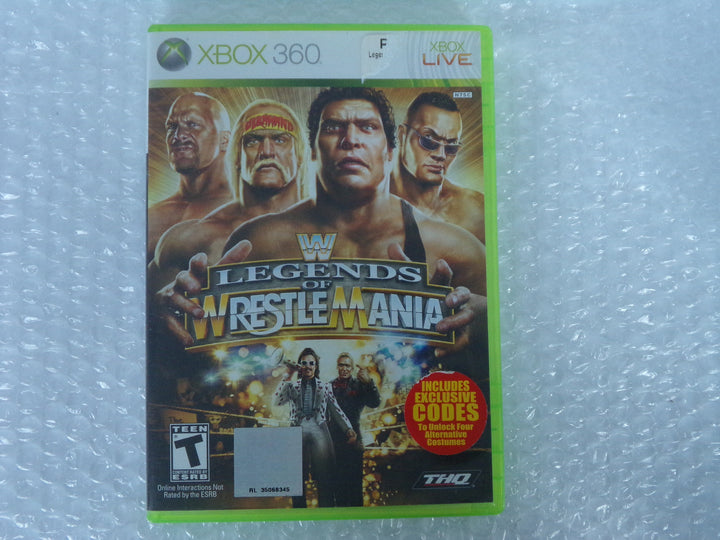 WWE Legends of Wrestlemania Xbox 360 Used