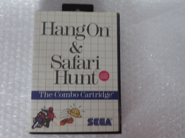 Hang On/Safari Hunt Sega Master System Boxed Used