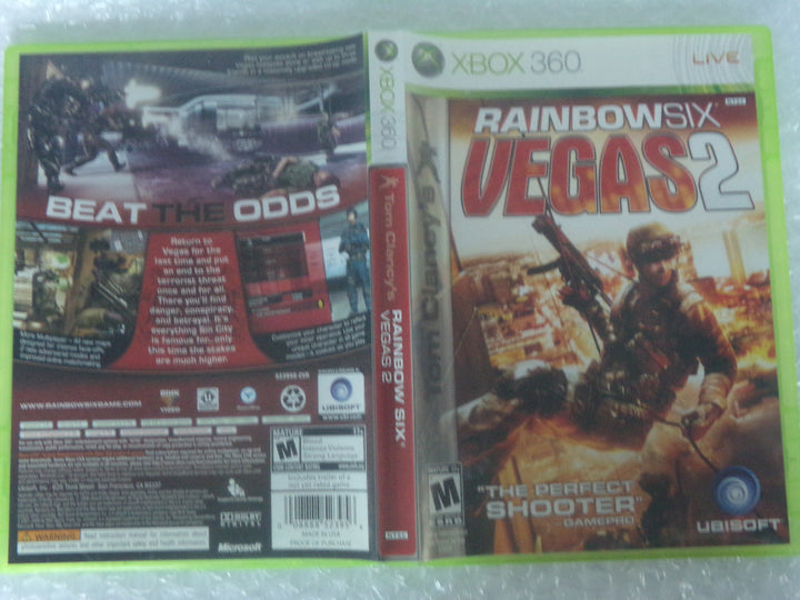 Rainbow Six: Vegas 2 Xbox 360 Used