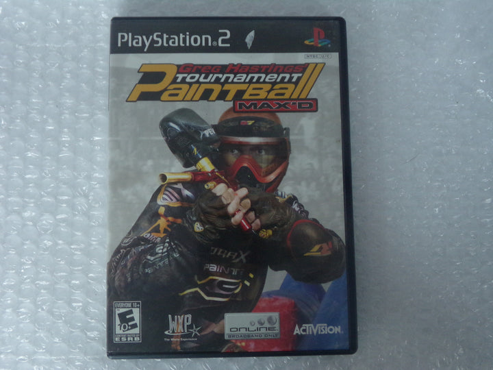 Greg Hastings Tournament Paintball MAX'D Playstation 2 PS2 Used