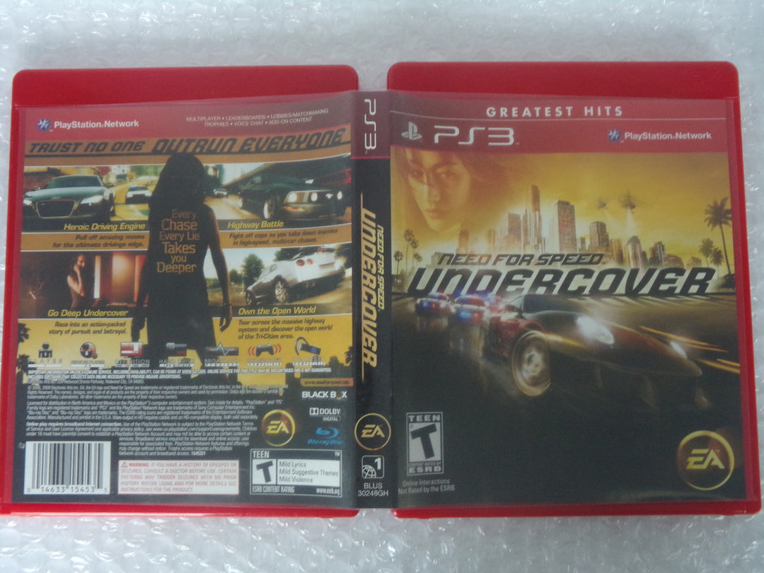 Need For Speed: Undercover Playstation 3 PS3 Used
