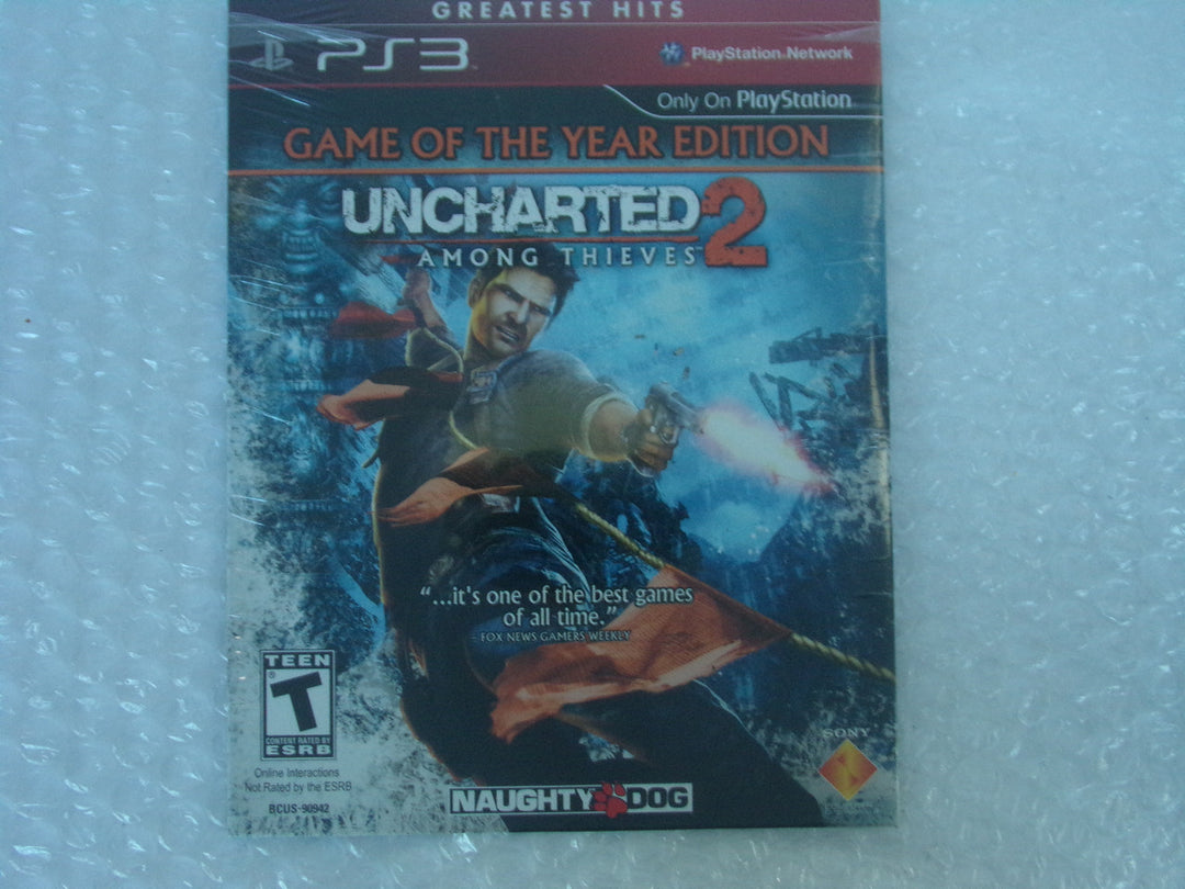 Uncharted 2: Among Thieves (Not For Resale Sleeve) Playstation 3 PS3 NEW
