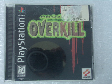 Project Overkill Playstation PS1 Used