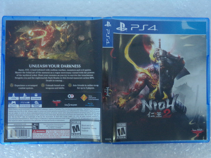 Nioh 2 Playstation 4 PS4 Used