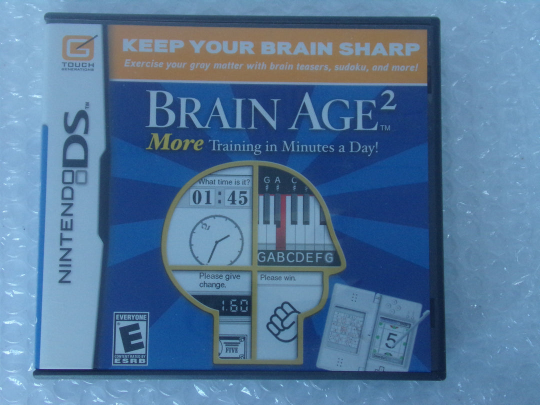 Brain Age 2: More Training in Minutes a Day! Nintendo DS Used