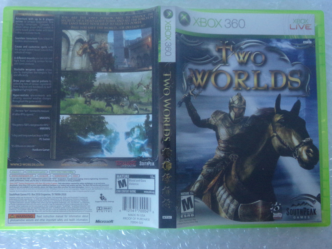 Two Worlds Xbox 360 Used