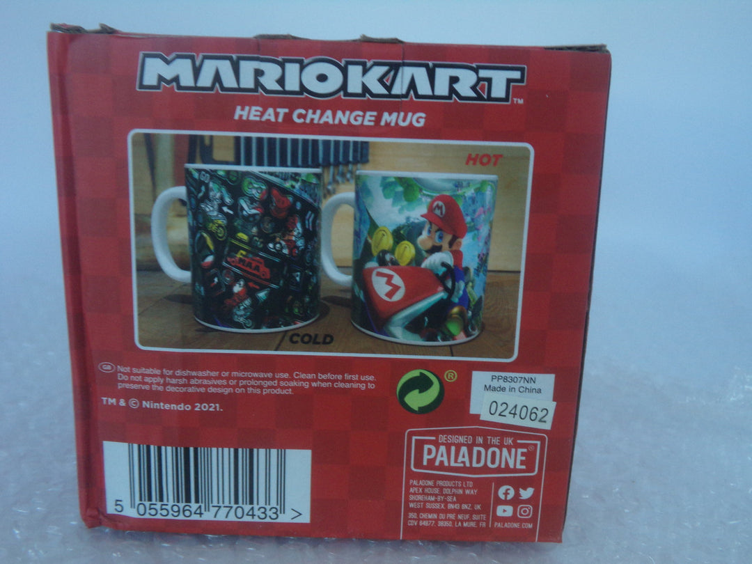 Nintendo Mario Kart 10oz Heat Change Ceramic Mug