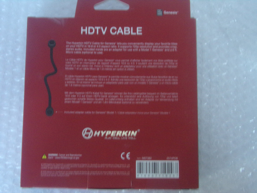 HDTV Cable for Sega Genesis NEW