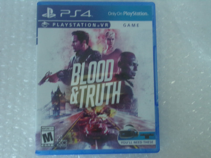 Blood & Truth Playstation 4 PS4 Playstation VR Used