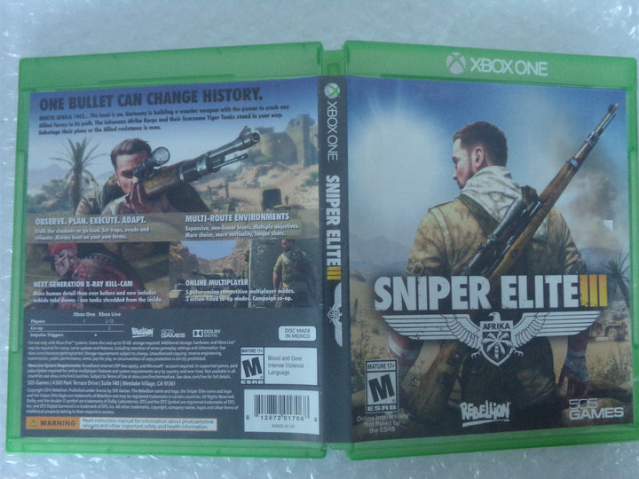 Sniper Elite III Xbox One Used