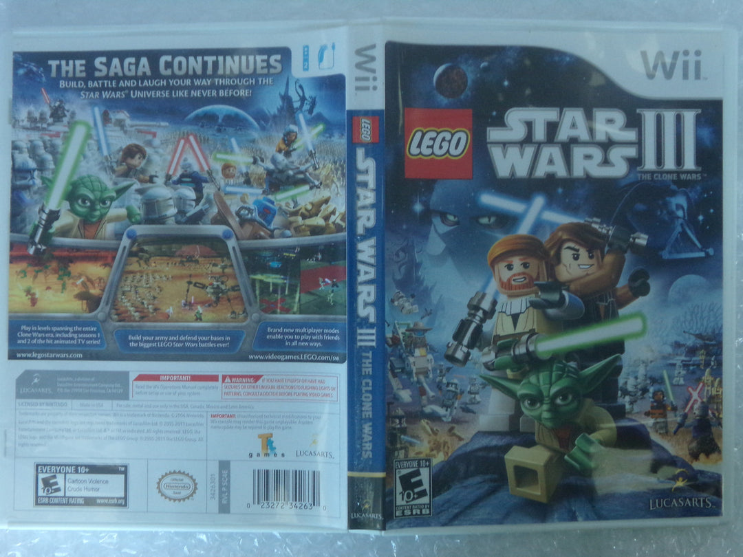 Lego Star Wars III the Clone Wars Wii Used