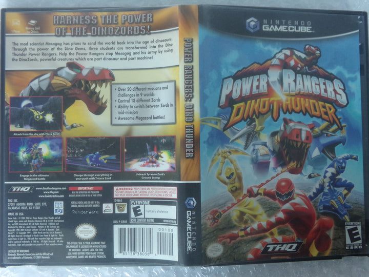 Power Rangers: Dino Thunder Gamecube Used