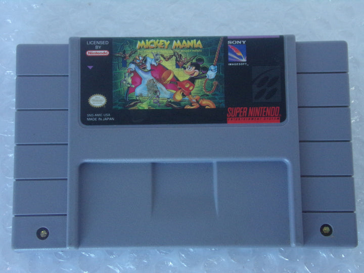 Mickey Mania: The Timeless Adventures of Mickey Mouse Super Nintendo SNES Used