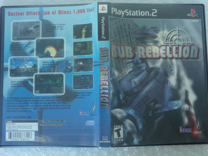 Sub Rebellion Playstation 2 PS2 Used