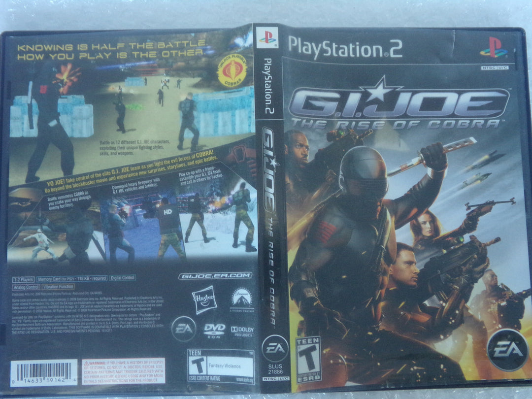 G.I. Joe: The Rise of Cobra Playstation 2 PS2 Used