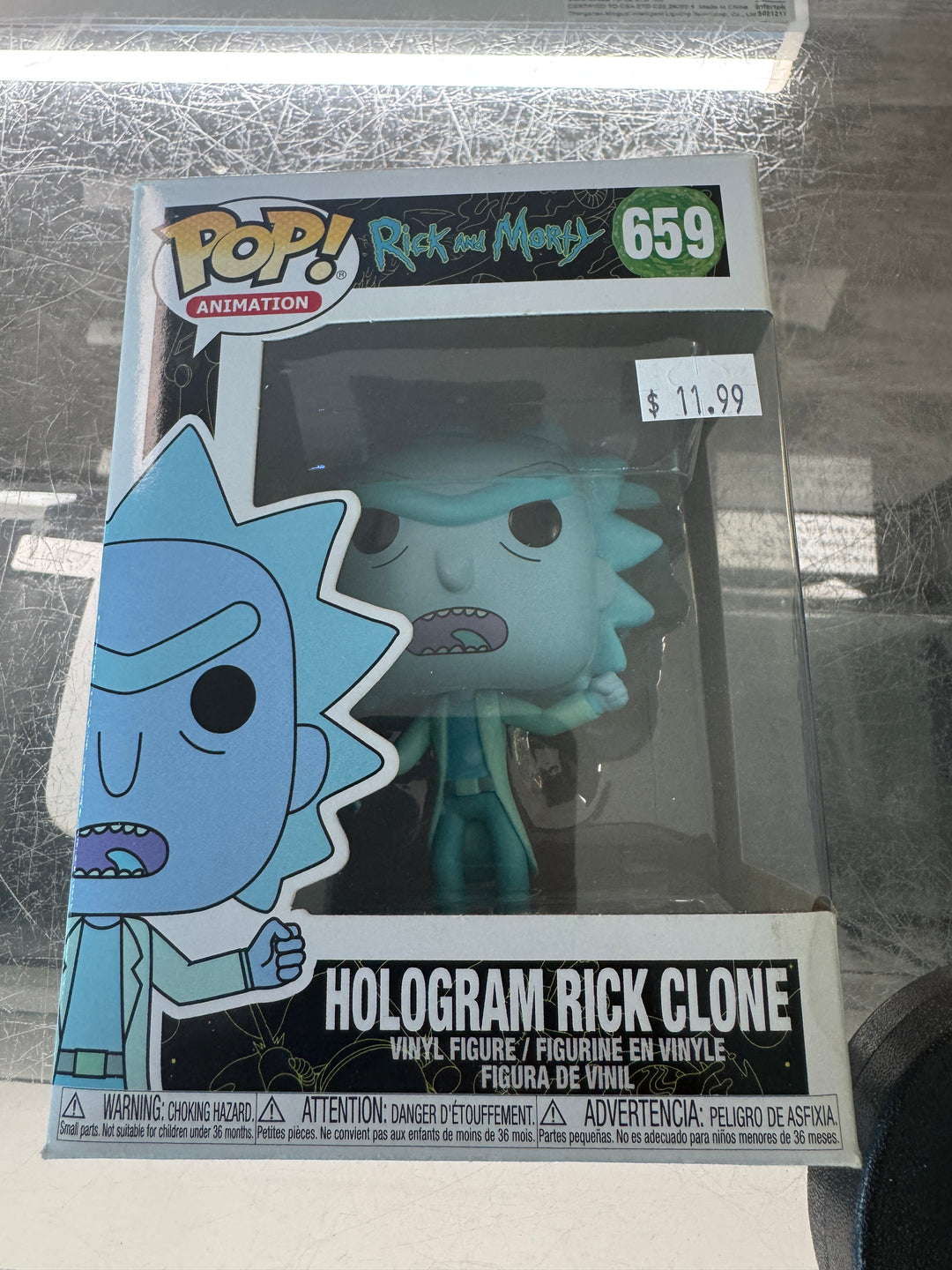 Rick and Morty - Hologram Rick Clone #659 - Funko Pop