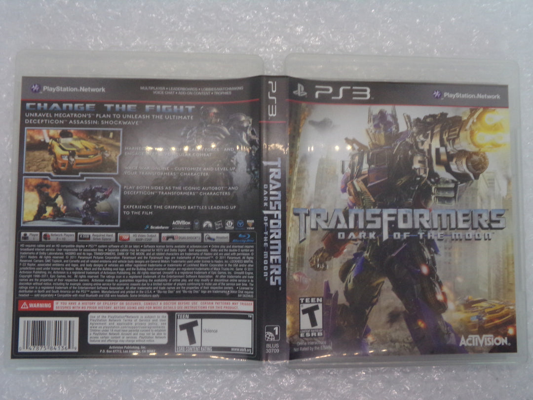Transformers: Dark of the Moon Playstation 3 PS3 Used