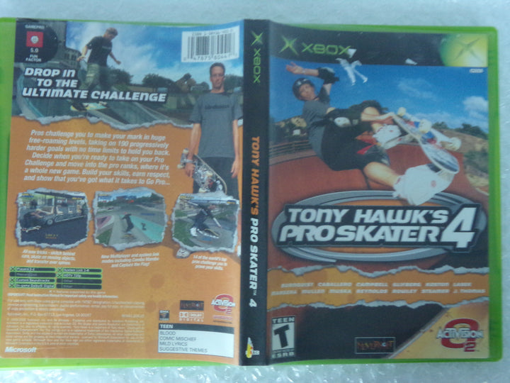 Tony Hawk's Pro Skater 4 Original Xbox Used