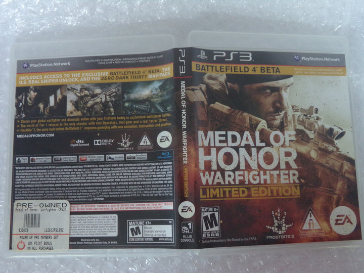 Medal of Honor: Warfighter Playstation 3 PS3 Used