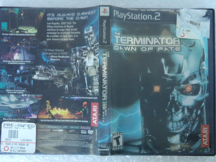 The Terminator: Dawn of Fate Playstation 2 PS2 Used
