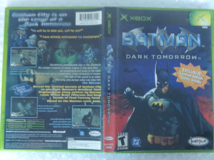 Batman Dark Tomorrow Original Xbox Used