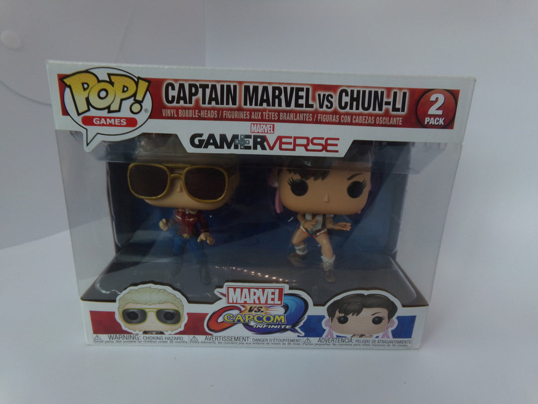 Marvel Gamerverse - Captain Marvel vs. Chun-Li 2 Pack