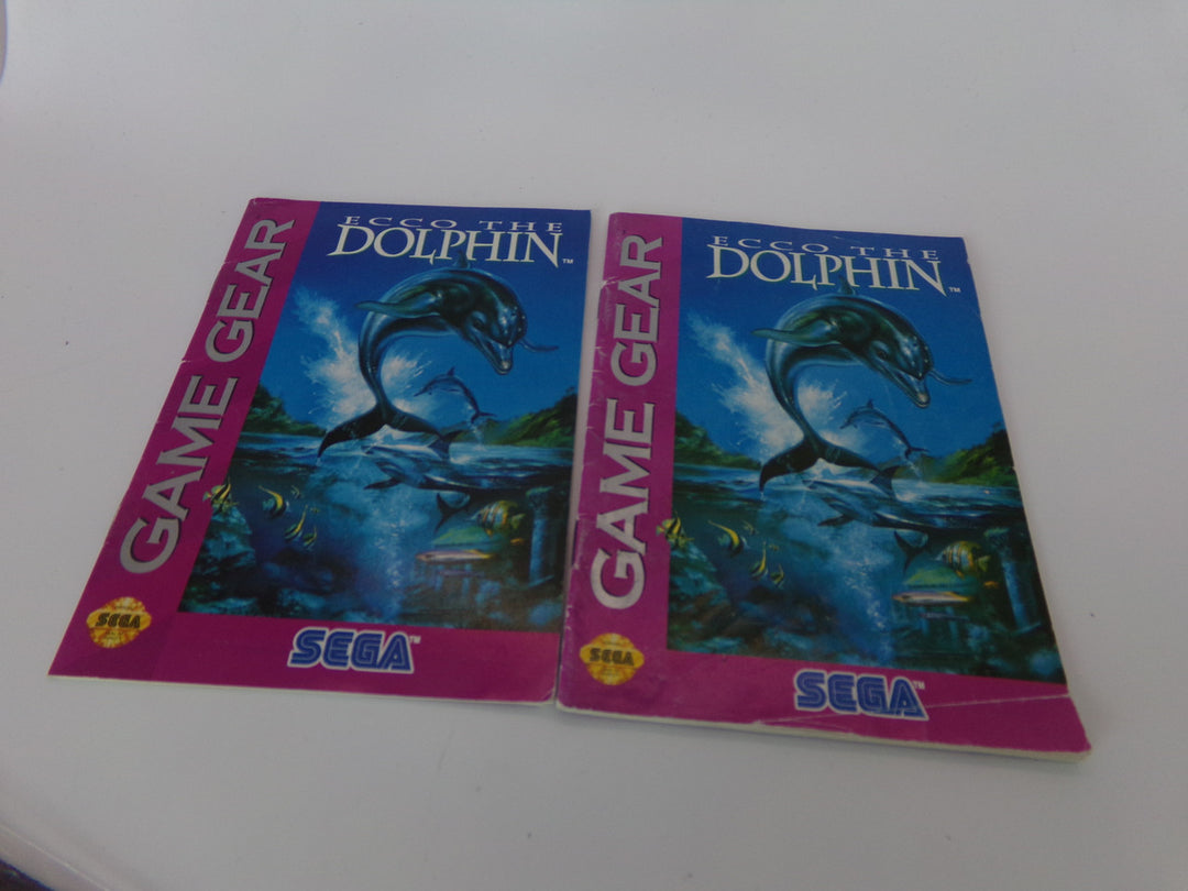 Ecco the Dolphin Game Gear MANUAL