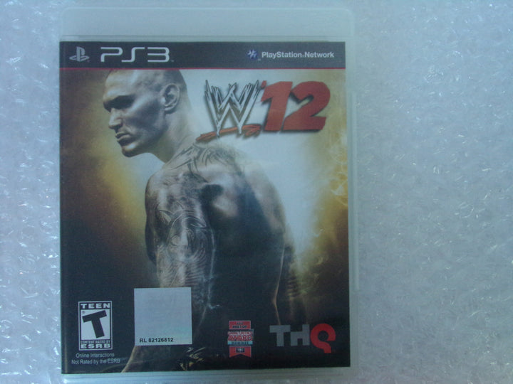 WWE '12 Playstation 3 PS3 Used