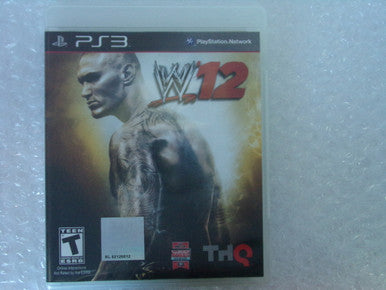 WWE '12 Playstation 3 PS3 Used