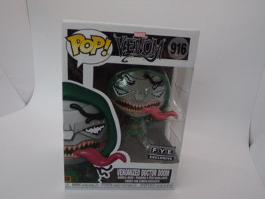 Marvel Venom - #916 - Venomized Doctor Doom (FYE) Funko Pop Bobble-Head