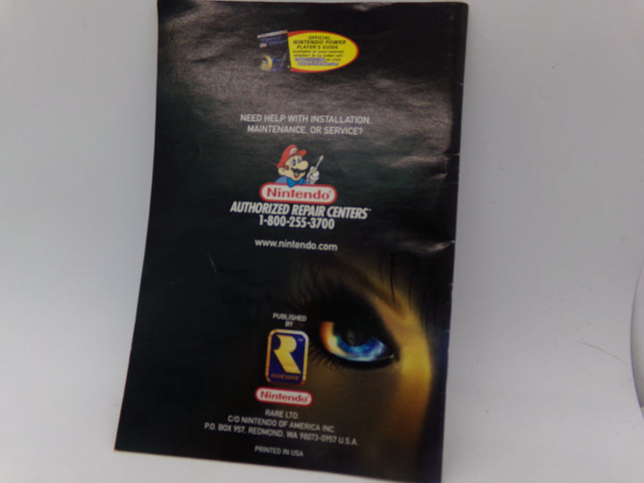 Perfect Dark - Nintendo 64 MANUAL ONLY