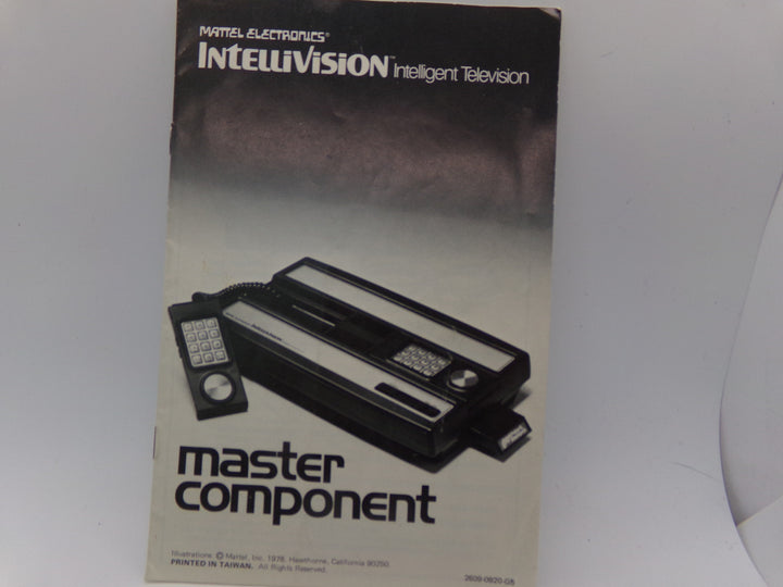 Mattel Electronics - Intellivision MASTER COMPONENT MANUAL
