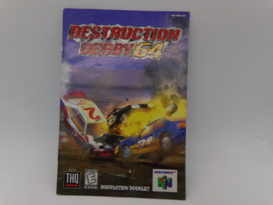 Destruction Derby 64 - Nintendo 64 MANUAL ONLY