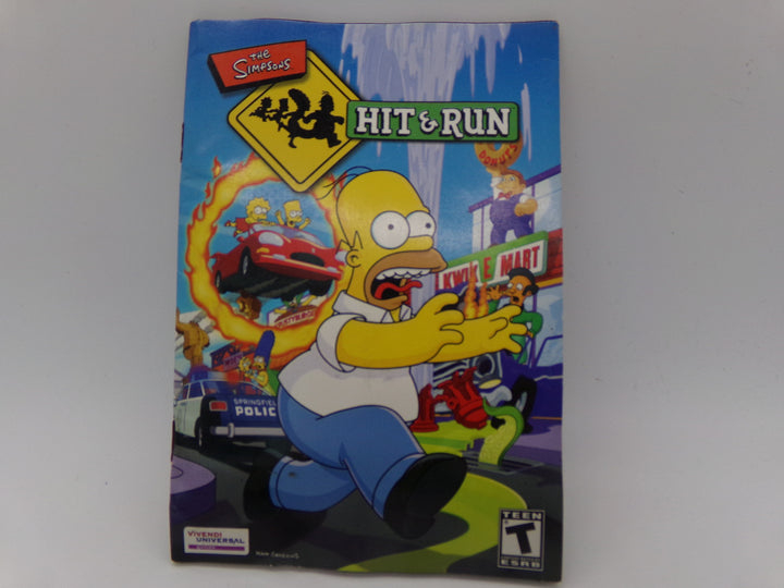 Simpsons Hit & Run - PC MANUAL ONLY