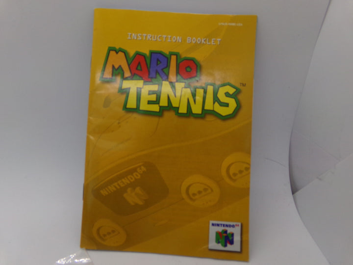Mario Tennis - Nintendo 64 MANUAL ONLY