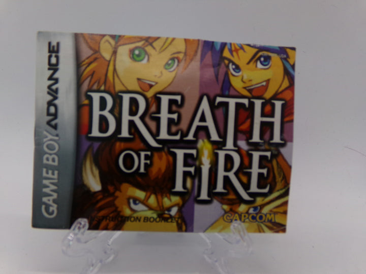 Breath of Fire - GBA MANUAL ONLY