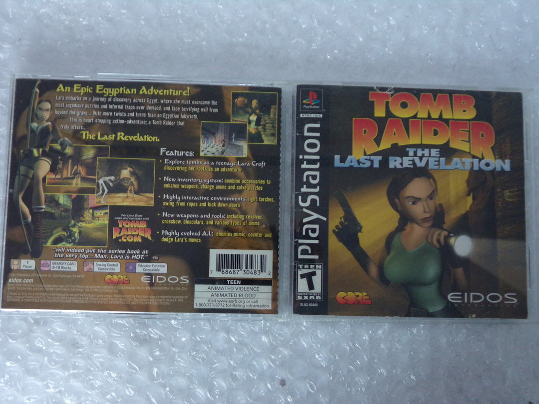 Tomb Raider: The Last Revelation Playstation PS1 Used