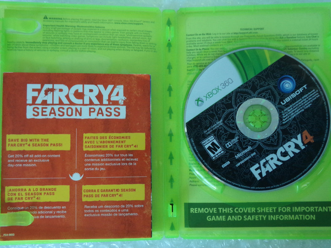 Far Cry 4 Xbox 360 Used   UD10724