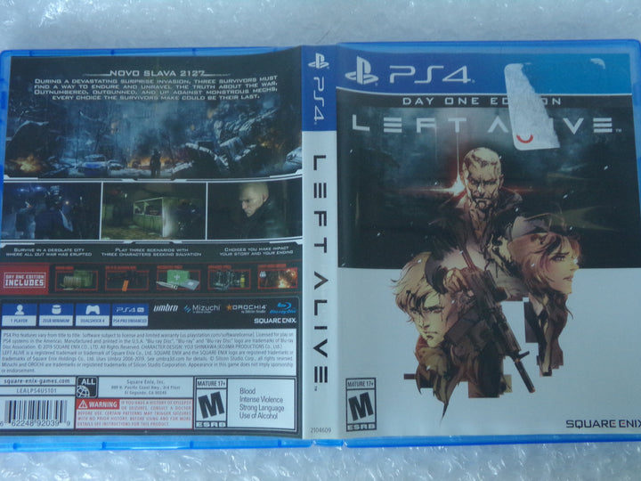 Left Alive Playstation 4 PS4 Used