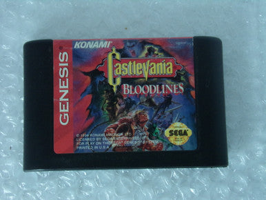 Castlevania: Bloodlines Sega Genesis Used