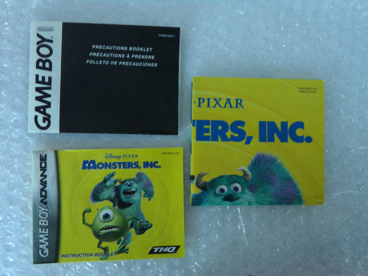 Monsters, Inc. Game Boy Advance GBA Boxed Used