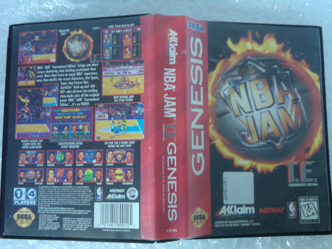 NBA Jam Tournament Edition Sega Genesis Boxed Used