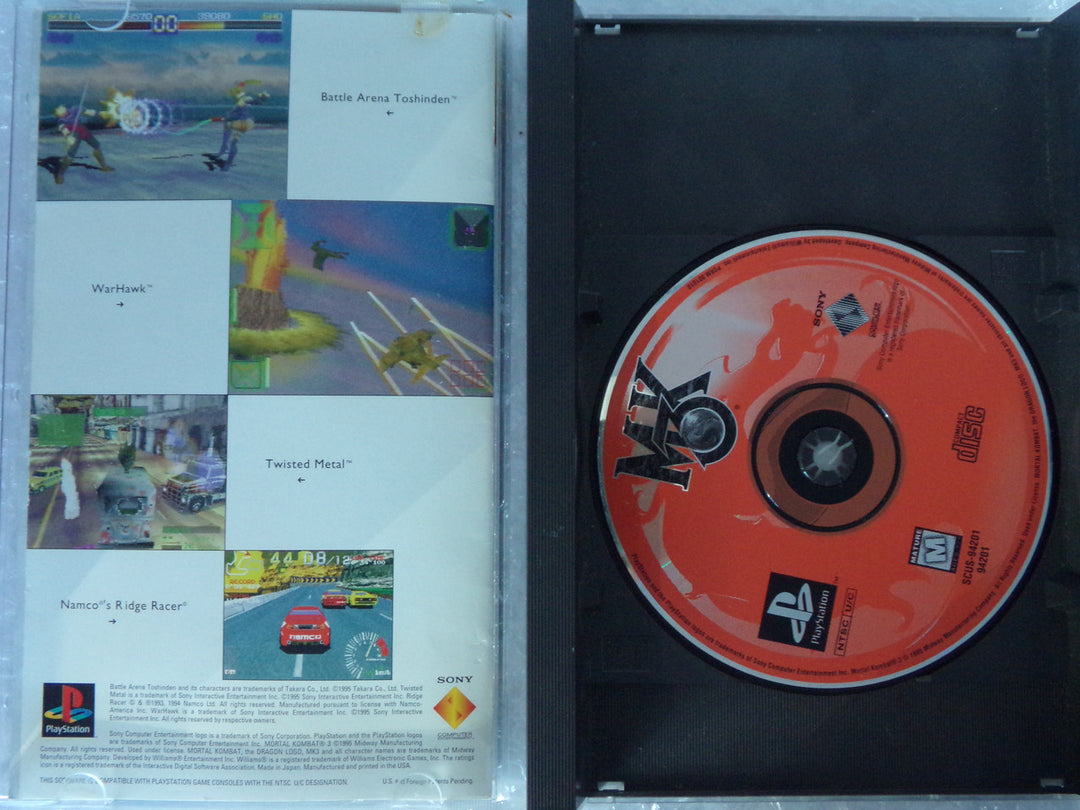 Mortal Kombat 3 Playstation PS1 Used