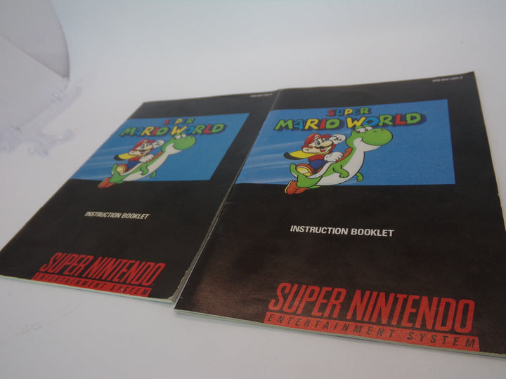 Super Mario World Super Nintendo SNES MANUAL ONLY